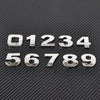 3D Emblem Badge Sticker Number Letter DIY Sticker