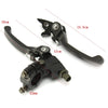 Pair 7/8inch 22mm Handlebar Clutch Brake Folding Snap Lever For 125cc 140cc Pit Dirt Bike