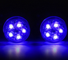 Color: Blue, Style: 5LED - Car LED door warning light