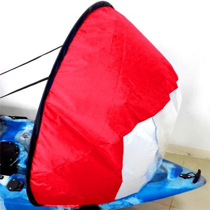 42 Inch Downwind Wind Paddle Popup Board Kayak Sail Wind Sail Accessories PVC Red