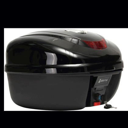 Motorcycle Scooter Trunk With Quick Removal Iron Base Saddlebags Luggage