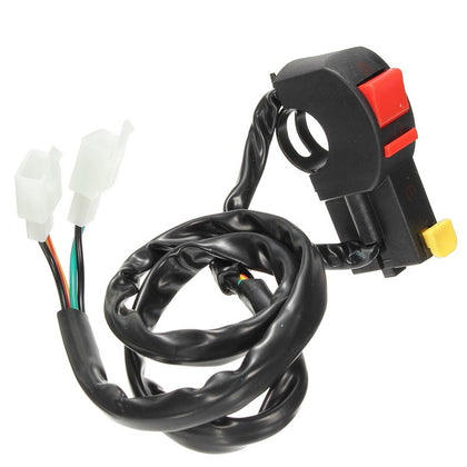 22mm 0.78 inch 12V Handle Switch Kill Stop Button Headlight ON OFF Universal for Motorcycle ATV