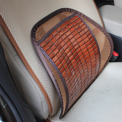 Summer Bamboo Car Seat Chair  Back CushionVentilate Cushion Pad