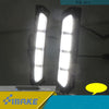 Color: White2pcs - Modern Leading Daytime Running Light Streamer Turn Signal