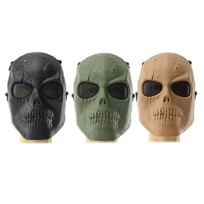 Tactical Airsoft Full Face Protective Skull Mask Paintball CS War Game