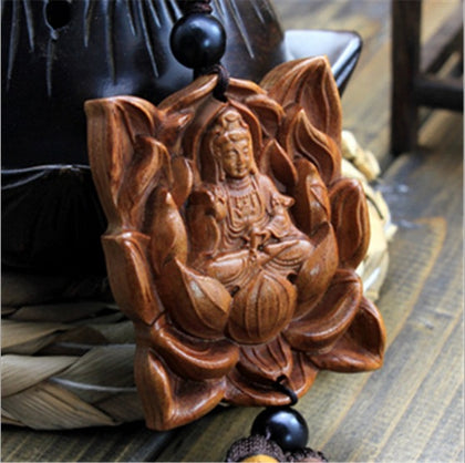 Lotus Guanyin car hanging