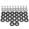 20pcs CNC Aluminum Bumper Fender Washer Bolt Engine Bay Dress Up Kit M6x15mm