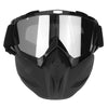 Motorcycle Goggles Skiing Skateboarding Motocross Detachable Full Face Antifog Helmet Mask Adult