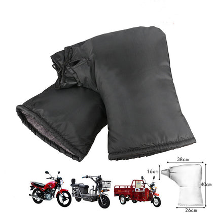 Color: 9style - Winter Thickened Waterproof Windproof And Warm Motorcycle Gloves