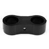 AN-6 AN6 13.4MM Braided Hose Separator Clamp Fitting Adapter Bracket Black