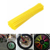 38pcs 21cm Spoke Covers Wheels Rim Shrouds Wrap Protector 11 Colors For Motorcycle Motocross