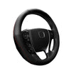 ROCK RPH0859 Car Steering Wheel Covers Genuine Leather Anti-slip Protector 37-38cm Universal