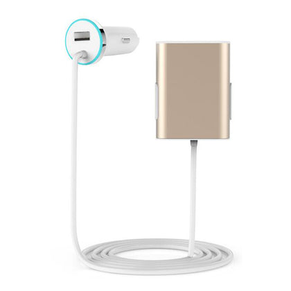 RCF R8P Fast Charging Circle Display Built In Smart Chip Intelligent 3 in 1 Car Charger