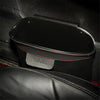 SIMB Genuine Leather Car Door Hanging Storage Bag Seat Back Organizer Trash Can Phone Holder