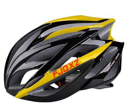 Color: Yellow, Size: One Size - Bicycle Helmet Male Mountain Bike Road Wheel Sliding Balance Bike Breathable Riding Equipment