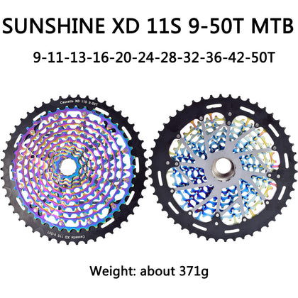 style: U - Mountain Bike Flywheel  8 9 10 11 12 Speed Suitable For XD Cassette Bicycle Flywheel