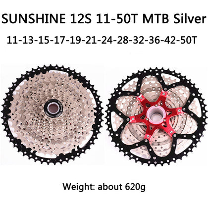 style: V - Mountain Bike Flywheel  8 9 10 11 12 Speed Suitable For XD Cassette Bicycle Flywheel