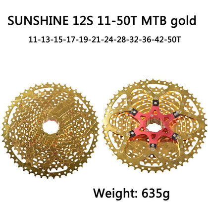 style: W - Mountain Bike Flywheel  8 9 10 11 12 Speed Suitable For XD Cassette Bicycle Flywheel