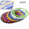 Color: Purple, style: D - Mountain Bike Accessories Single Speed Disc Oval Disc