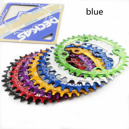 Color: Blue, style: B - Mountain Bike Accessories Single Speed Disc Oval Disc