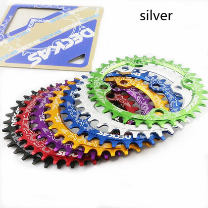 Color: Silver, style: A - Mountain Bike Accessories Single Speed Disc Oval Disc