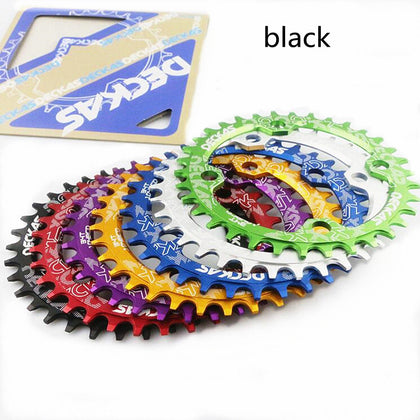 Color: Black, style: F - Mountain Bike Accessories Single Speed Disc Oval Disc