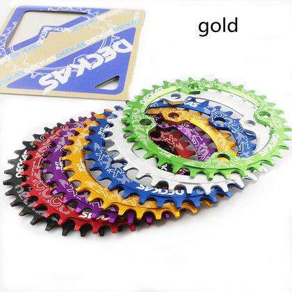Color: Gold, style: C - Mountain Bike Accessories Single Speed Disc Oval Disc