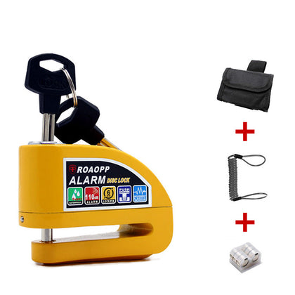 Aluminum Alloy Calf lock Alarm Disc Brake Lock Motorcycle Lock