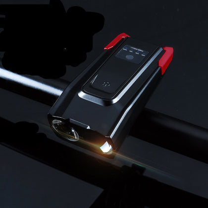 Color: B - Mountain Bike Touch Type Rainproof Charging Horn Lamp