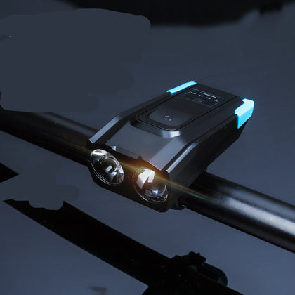 Color: D - Mountain Bike Touch Type Rainproof Charging Horn Lamp