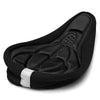 Color: Black 2pcs - Bicycle embossed breathable mat color 3D breathable seat cover