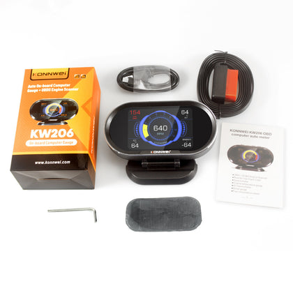 Ebay Wish Kw206 Car Fault Scanner   Head-Up Display Combo