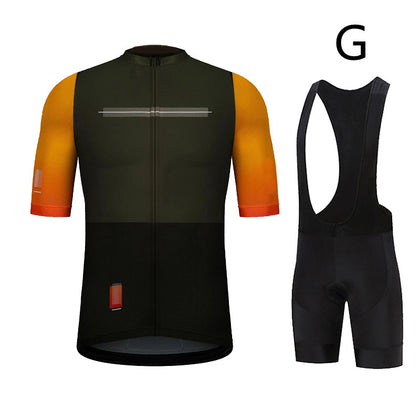 style: G, Size: M - Breathable Cycling Clothing Suit Mountain Bike Cycling Clothing