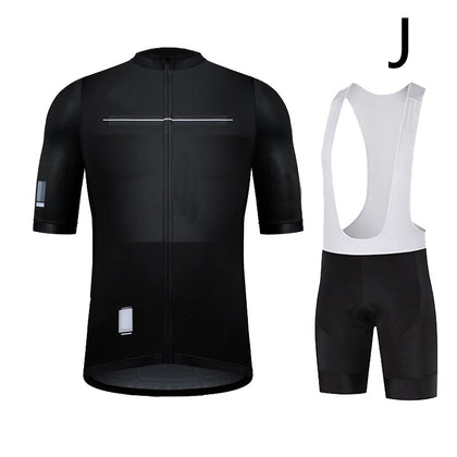 style: J, Size: XL - Breathable Cycling Clothing Suit Mountain Bike Cycling Clothing