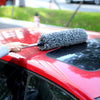 Car round brush grey round dust mop