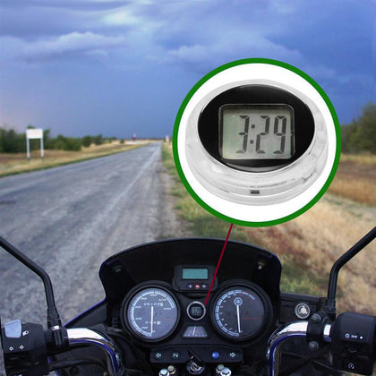 Waterproof car clock watch for motorcycle and electric vehicle can be pasted