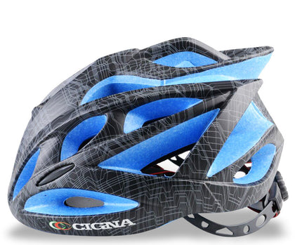 Color: Dark blue, Size: One Size - Bicycle Helmet Male Mountain Bike Road Wheel Sliding Balance Bike Breathable Riding Equipment