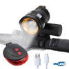 style: C - New bicycle USB light Highlight warning light Mountain bike headlights Charging headlight accessories