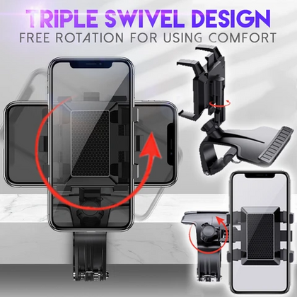 Multifunctional Mobile Phone Car Holder Adjustable 360 Degrees Rotating Navigation Support Frame