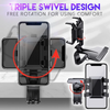Multifunctional Mobile Phone Car Holder Adjustable 360 Degrees Rotating Navigation Support Frame