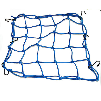 Color: Blue, Size: 30x30cm - Baggage net Motorcycle helmet net net sundry net