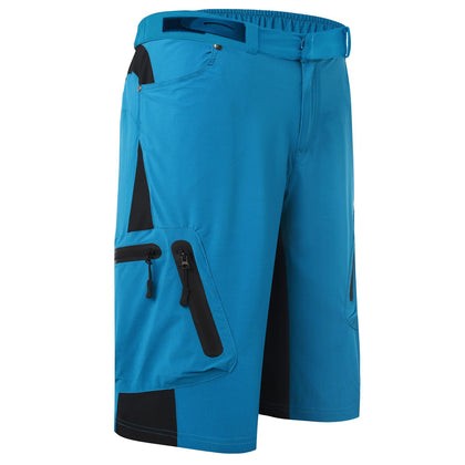 Color: Blue, Size: XXL - Cycling off-road mountain bike downhill pants