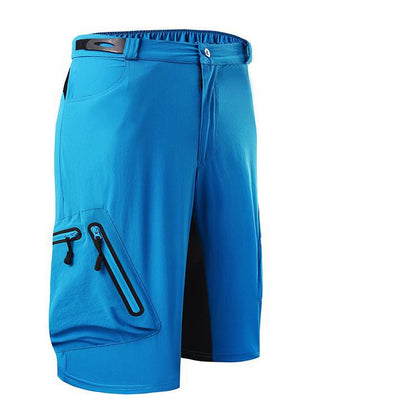 Color: B blue, Size: L - Cycling off-road mountain bike downhill pants
