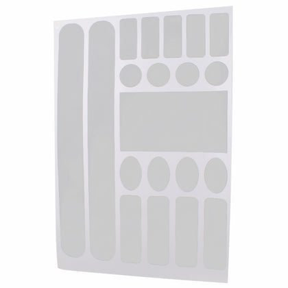 Color: Transparent color - Mountain bike protective chain stickers road bike folding frame front fork protective film anti-rubbing anti-scratch rhino leather stickers