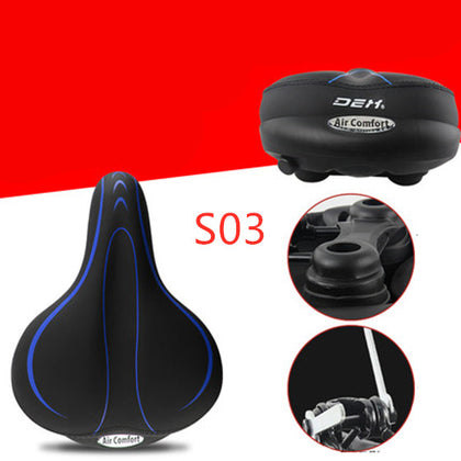 Color: S03 Blue - Bicycle seat cushion