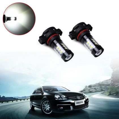 High-power LED fog lamp 80W H16 5202 Cree automobile headlamp anti-fog lamp black shell