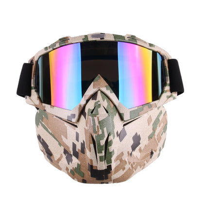 style: 3 - New goggles mask motorcycle glasses Harley goggles off-road goggles tactical glasses