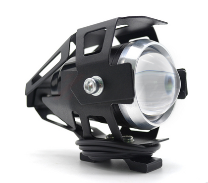 style: 1pcs - Waterproof LED Motorcycle Headlights Auxiliary Lamp Spotlight High Power U5 12V