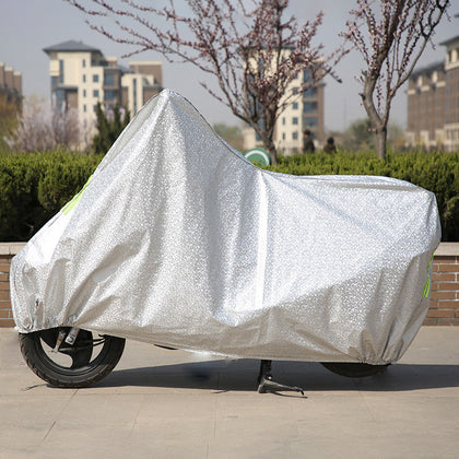 Color: White, Specification: S - Motorcycle cover