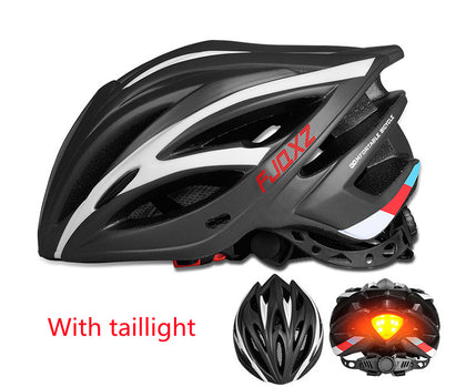 Color: Matte black, Size: One Size - Bicycle Helmet Male Mountain Bike Road Wheel Sliding Balance Bike Breathable Riding Equipment